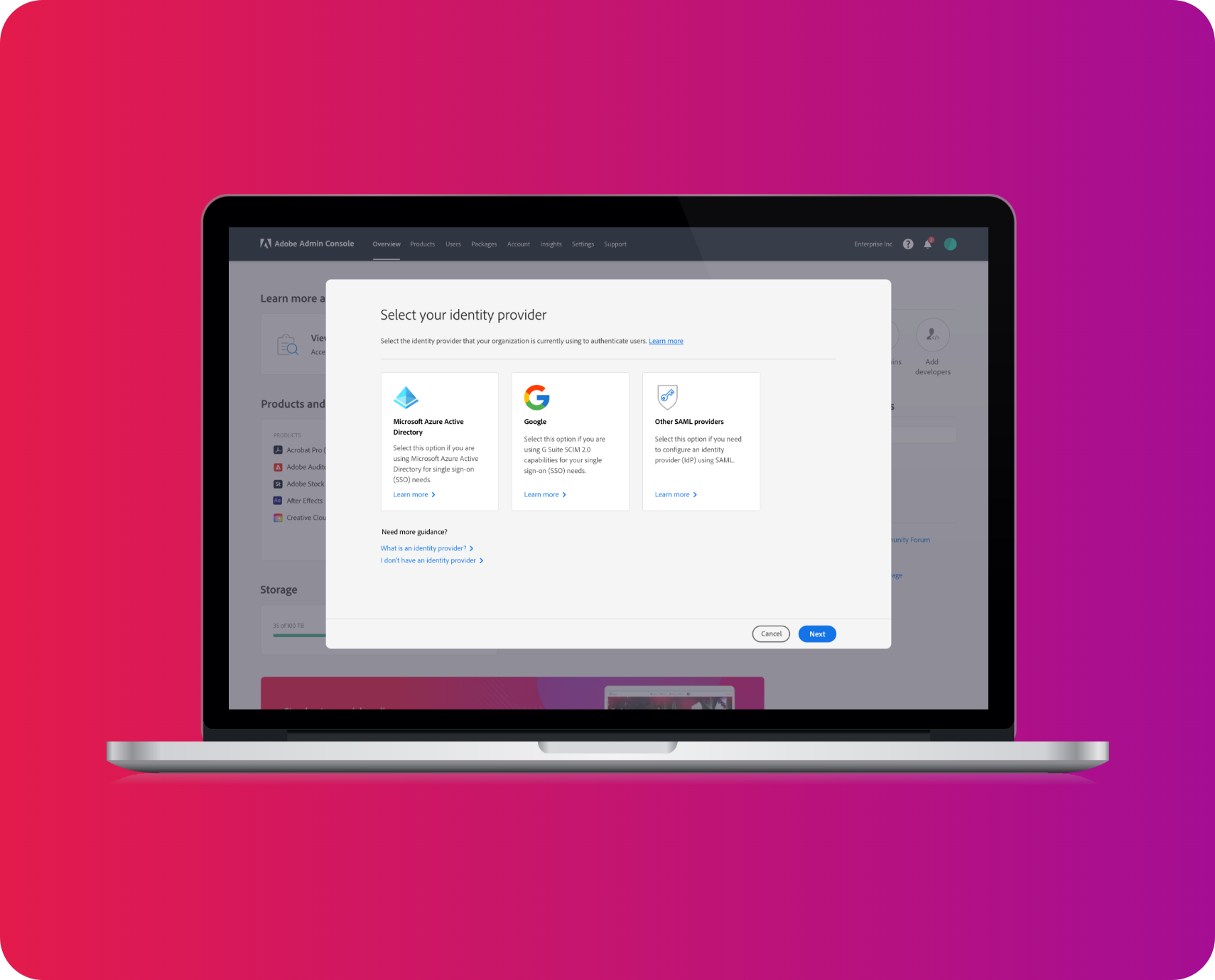 Microsoft Azure Sync and Google Sync